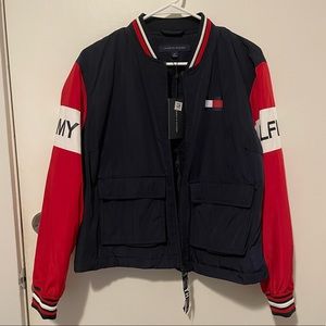 NWT Tommy Hilfiger colorblocked jacket.